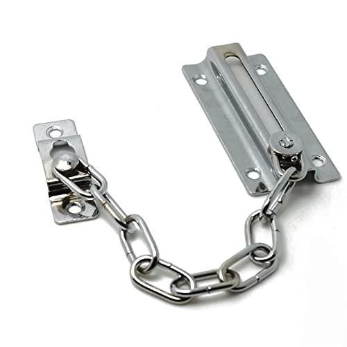 JINGYAN Türketten 1 Set High Quality Metal Door Chain Lock Safety Guard Security Cabinet Locks For DIY Home Tools(Silver) von JINGYAN