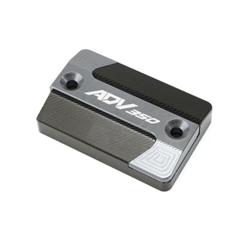 JINGYAOTONG Motorrad-Schraubkappe CNC-Aluminium-Vorderradbremskupplungs-Flüssigkeitsbehälterdeckel Tankdeckel Für Honda ADV350 ADV 350 2022-2023 Motorradzubehör 2024(1 Piece Titanium) von JINGYAOTONG