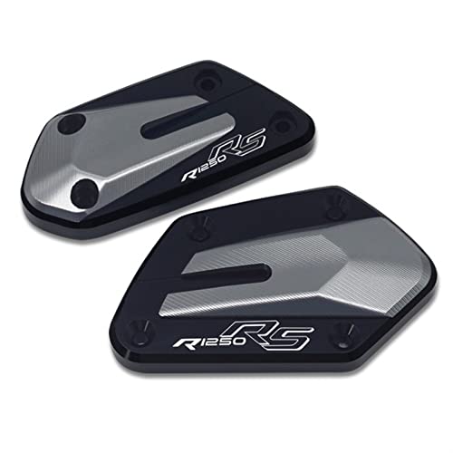 JINGYAOTONG Motorrad-Schraubkappe Für BMW R1250RS R1250RT R1250R 2018-2023 Motorrad Vorderradbremse Kupplung Zylinder Flüssigkeitsbehälter Abdeckkappe Zubehör 2024(Farbe:Titanium R1250RS) von JINGYAOTONG