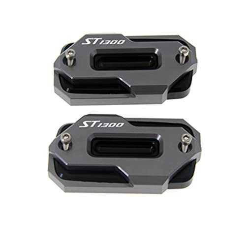 JINGYAOTONG Motorrad-Schraubkappe Für Honda ST 1300 ST1300 2002-2003 Motorradteile Vorderradbremse Kupplungszylinder Flüssigkeitsbehälter Abdeckkappe 2024 (Farbe : Gary, Größe : 1) von JINGYAOTONG