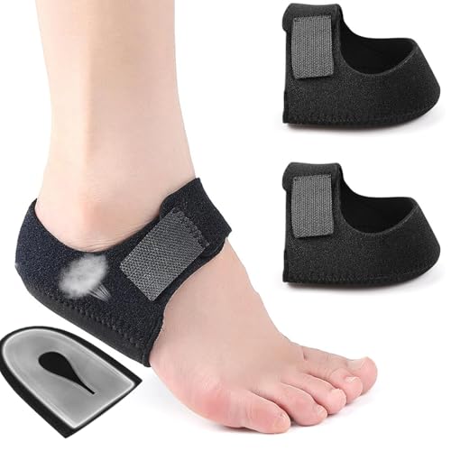 JINJUMEI 2 pcs Atmungsaktiv Fersenpolster Schuhe, Fersenpolster Einlegesohlen Gel, Fersenschutz Pad, Bequem und atmungsaktiv Fersenpolster für Heel Protector Für Fersenanalgesie Lindern JINJUMEI 2 pcs Atmungsaktiv Fersenpolster Schuhe, Fersenpolster Einlegesohlen Gel, Fersenschutz Pad, Bequem und atmungsaktiv Fersenpolster für Heel Protector Für Fersenanalgesie Lindern von JINJUMEI