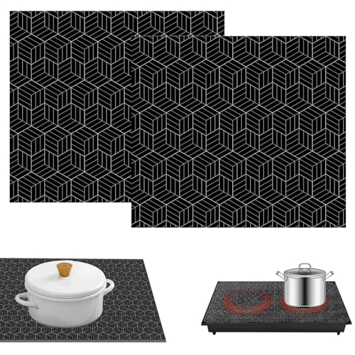 JINJUMEI 2PCS Silikon Induktionskochfeld Schutzmatte, Hitzebeständige Unterlage, 25x35cm Induktion Herdschutz Matte, Kochfeld-Kratzschutz für Induktionsherd für Induktionsherd JINJUMEI 2PCS Silikon Induktionskochfeld Schutzmatte, Hitzebeständige Unterlage, 25x35cm Induktion Herdschutz Matte, Kochfeld-Kratzschutz für Induktionsherd für Induktionsherd von JINJUMEI