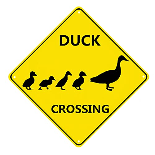 Duck Pond Schild – Nene Crossing Schild, reflektierendes Metall, 30,5 x 30,5 cm, Enten-Teich-Schild, Bauernhof, Bio-Land, Petka-Schilder und Grafiken, geeignet für Innen- und Außenbereich, Entenschild Duck Pond Schild – Nene Crossing Schild, reflektierendes Metall, 30,5 x 30,5 cm, Enten-Teich-Schild, Bauernhof, Bio-Land, Petka-Schilder und Grafiken, geeignet für Innen- und Außenbereich, Entenschild von JINKAIRUI