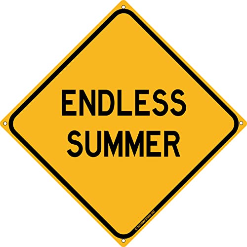 Endloses Metallschild für Sommer, Strand, Pool, Haus, Terrasse, Tiki-Schild, Schlafzimmer, für Zuhause, Büro, Bar, Innen- und Außenwanddekoration, Hof, 30,5 x 30,5 cm Endloses Metallschild für Sommer, Strand, Pool, Haus, Terrasse, Tiki-Schild, Schlafzimmer, für Zuhause, Büro, Bar, Innen- und Außenwanddekoration, Hof, 30,5 x 30,5 cm von JINKAIRUI