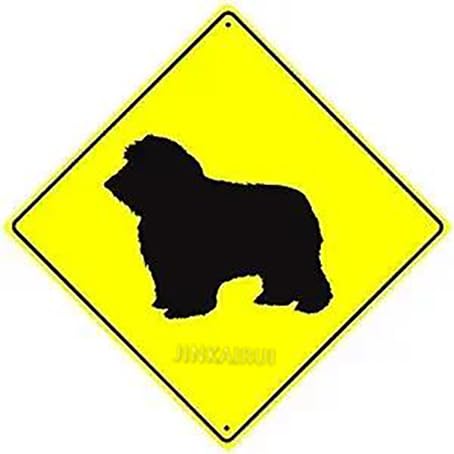JINKAIRUI Blechschild mit Schafshund-Symbol, Kreuzung, Xing-Tierkreuz, Gelb, für Zuhause, Büro, Bar, Wanddekoration für Innen- und Außenbereich, Schild JINKAIRUI Blechschild mit Schafshund-Symbol, Kreuzung, Xing-Tierkreuz, Gelb, für Zuhause, Büro, Bar, Wanddekoration für Innen- und Außenbereich, Schild von JINKAIRUI