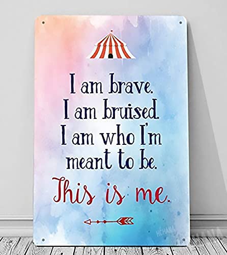 JINKAIRUI Metallschild "The Greatest Showman This is Me", 15,2 x 20,3 cm JINKAIRUI Metallschild "The Greatest Showman This is Me", 15,2 x 20,3 cm von JINKAIRUI