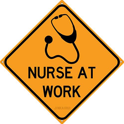 Metal Nurse At Work Road Medical Office Hospital Gift – Stethoskop-Schild – 30,5 x 30,5 cm Metal Nurse At Work Road Medical Office Hospital Gift – Stethoskop-Schild – 30,5 x 30,5 cm von JINKAIRUI
