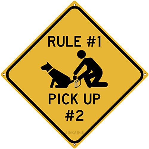 Metall-Blechschild Rule #1 Pick Up #2 Outdoor Pick Up After Your Dog Neighborhood Pet Owner Lawn Yard Schild Indoor Outdoor Wall Decor Yard Schild Quadratisch Schild 20,3 x 20,3 cm Metall-Blechschild Rule #1 Pick Up #2 Outdoor Pick Up After Your Dog Neighborhood Pet Owner Lawn Yard Schild Indoor Outdoor Wall Decor Yard Schild Quadratisch Schild 20,3 x 20,3 cm von JINKAIRUI