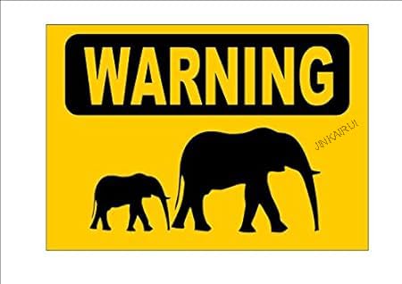 Metallschild mit Aufschrift "Warning Elephants Crossing Iron Painting" Blechschild Vintage Retro Home House Man Cave Decor 30,5 x 45,7 cm Metallschild mit Aufschrift "Warning Elephants Crossing Iron Painting" Blechschild Vintage Retro Home House Man Cave Decor 30,5 x 45,7 cm von JINKAIRUI