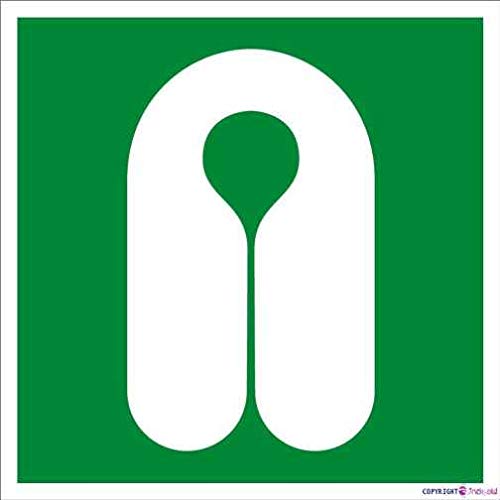 Straßenschild mit Rettungswesten-Symbol aus Metall, Wanddekoration, Warnschild für den Innen- und Außenbereich, 20,3 x 30,5 cm Straßenschild mit Rettungswesten-Symbol aus Metall, Wanddekoration, Warnschild für den Innen- und Außenbereich, 20,3 x 30,5 cm von JINKAIRUI