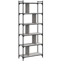 Jinlefu - Bücherregal 6 Böden Grau Sonoma 76x32x192 cm Holzwerkstoff vidaXL Jinlefu - Bücherregal 6 Böden Grau Sonoma 76x32x192 cm Holzwerkstoff vidaXL von JINLEFU