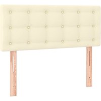 Kopfteil Creme 100x5x78/88 cm Kunstleder vidaXL Kopfteil Creme 100x5x78/88 cm Kunstleder vidaXL von JINLEFU