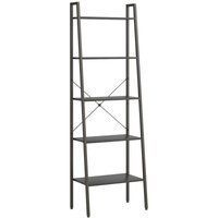 Standregal mit 5 Böden Schwarz 56x35x174 cm vidaXL Standregal mit 5 Böden Schwarz 56x35x174 cm vidaXL von JINLEFU