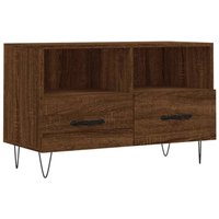 Jinlefu - TV-Schrank Braun Eichen-Optik 80x36x50 cm Holzwerkstoff vidaXL Jinlefu - TV-Schrank Braun Eichen-Optik 80x36x50 cm Holzwerkstoff vidaXL von JINLEFU
