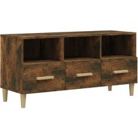 TV-Schrank Räuchereiche 102x36x50 cm Holzwerkstoff vidaXL TV-Schrank Räuchereiche 102x36x50 cm Holzwerkstoff vidaXL von JINLEFU