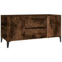 Jinlefu - TV-Schrank Räuchereiche 102x44,5x50 cm Holzwerkstoff vidaXL von JINLEFU