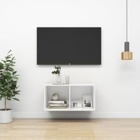 Jinlefu - TV-Wandschrank Weiß 37x37x72 cm Holzwerkstoff vidaXL Jinlefu - TV-Wandschrank Weiß 37x37x72 cm Holzwerkstoff vidaXL von JINLEFU