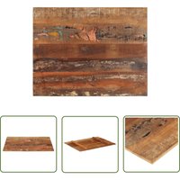 The Living Store Tischplatte Rechteckig 70x90 cm 15-16 mm Altholz Massiv - Holztischplatte - Altholz Tischplatte - Vintage Tischplatte - Rustikal The Living Store Tischplatte Rechteckig 70x90 cm 15-16 mm Altholz Massiv - Holztischplatte - Altholz Tischplatte - Vintage Tischplatte - Rustikal von JINLEFU