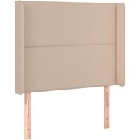 Jinlefu - led Kopfteil Cappuccino-Braun 103x16x118/128cm Kunstleder vidaXL Jinlefu - led Kopfteil Cappuccino-Braun 103x16x118/128cm Kunstleder vidaXL von JINLEFU
