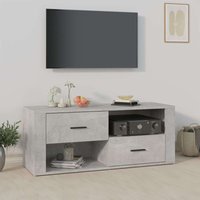 Jinlefu - vidaXL TV-Schrank Betongrau 100x35x40 cm Holzwerkstoff Jinlefu - vidaXL TV-Schrank Betongrau 100x35x40 cm Holzwerkstoff von JINLEFU