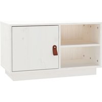 Jinlefu - vidaXL TV-Schrank Weiß 70x34x40 cm Massivholz Kiefer Jinlefu - vidaXL TV-Schrank Weiß 70x34x40 cm Massivholz Kiefer von JINLEFU