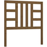 Kopfteil Honigbraun 106x4x100 cm Massivholz Kiefer vidaXL von JINLEFU