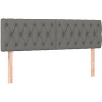 Kopfteile 2 Stk. Dunkelgrau 80x7x78/88 cm Stoff vidaXL Kopfteile 2 Stk. Dunkelgrau 80x7x78/88 cm Stoff vidaXL von JINLEFU