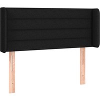 Led Kopfteil Schwarz 83x16x78/88 cm Stoff vidaXL von JINLEFU