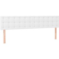 Led Kopfteil Weiß 200x5x78/88 cm Kunstleder vidaXL von JINLEFU