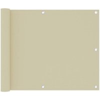 Maison Exclusive Balkon-Sichtschutz Creme 75x300 cm Oxford-Gewebe Maison Exclusive Balkon-Sichtschutz Creme 75x300 cm Oxford-Gewebe von JINLEFU