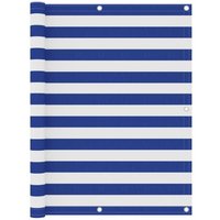 Maison Exclusive Balkon-Sichtschutz Weiß und Blau 120x600 cm Maison Exclusive Balkon-Sichtschutz Weiß und Blau 120x600 cm von JINLEFU