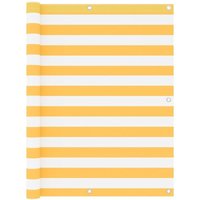 Maison Exclusive Balkon-Sichtschutz Weiß und Gelb 120x500 cm Maison Exclusive Balkon-Sichtschutz Weiß und Gelb 120x500 cm von JINLEFU