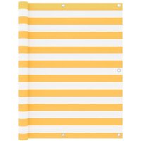 Maison Exclusive Balkon-Sichtschutz Weiß und Gelb 120x600 cm Maison Exclusive Balkon-Sichtschutz Weiß und Gelb 120x600 cm von JINLEFU