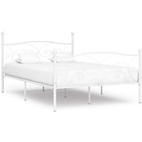 Maison Exclusive Bettgestell mit Lattenrost Weiß Metall 140 × 200 Maison Exclusive Bettgestell mit Lattenrost Weiß Metall 140 × 200 von JINLEFU