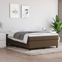 Maison Exclusive Boxspringbettgestell Dunkelbraun 140x190 cm Maison Exclusive Boxspringbettgestell Dunkelbraun 140x190 cm von JINLEFU