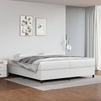 Maison Exclusive Boxspringbettgestell Weiß 200x200 cm Kunstleder Maison Exclusive Boxspringbettgestell Weiß 200x200 cm Kunstleder von JINLEFU