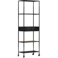 Maison Exclusive Bücherregal 60x35x180 cm Raues Mangoholz & Eisen Maison Exclusive Bücherregal 60x35x180 cm Raues Mangoholz & Eisen von JINLEFU