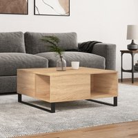 Maison Exclusive Couchtisch Sonoma-Eiche 80x80x36,5 cm Maison Exclusive Couchtisch Sonoma-Eiche 80x80x36,5 cm von JINLEFU