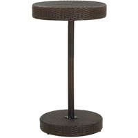 Maison Exclusive Gartentisch Braun 60,5x106 cm Poly Rattan Maison Exclusive Gartentisch Braun 60,5x106 cm Poly Rattan von JINLEFU