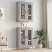 Maison Exclusive Hängeschrank Grau Sonoma 69,5x34x90 cm von JINLEFU