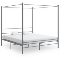 Maison Exclusive Himmelbett Grau Metall 180x200 cm Maison Exclusive Himmelbett Grau Metall 180x200 cm von JINLEFU