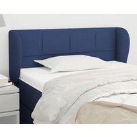 Maison Exclusive Kopfteil mit Ohren Blau 83x23x78/88 cm Stoff Maison Exclusive Kopfteil mit Ohren Blau 83x23x78/88 cm Stoff von JINLEFU