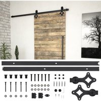 Maison Exclusive Schiebetürbeschlag-Set SKIEN 183 cm Stahl Maison Exclusive Schiebetürbeschlag-Set SKIEN 183 cm Stahl von JINLEFU