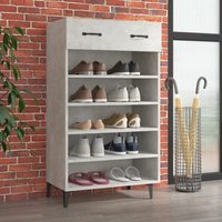 Maison Exclusive Schuhschrank Betongrau 60x35x105 cm Maison Exclusive Schuhschrank Betongrau 60x35x105 cm von JINLEFU