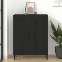 Maison Exclusive Sideboard Schwarz 69,5x34x90 cm Holzwerkstoff von JINLEFU