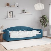 Maison Exclusive Tagesbett Blau 80x200 cm Samt Maison Exclusive Tagesbett Blau 80x200 cm Samt von JINLEFU