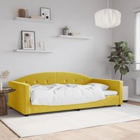 Maison Exclusive Tagesbett Gelb 100x200 cm Samt Maison Exclusive Tagesbett Gelb 100x200 cm Samt von JINLEFU