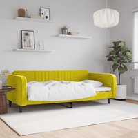 Maison Exclusive Tagesbett Gelb 90x200 cm Samt Maison Exclusive Tagesbett Gelb 90x200 cm Samt von JINLEFU