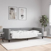 Maison Exclusive Tagesbett Hellgrau 100x200 cm Stoff Maison Exclusive Tagesbett Hellgrau 100x200 cm Stoff von JINLEFU