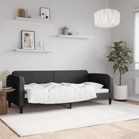 Maison Exclusive Tagesbett Schwarz 80x200 cm Stoff Maison Exclusive Tagesbett Schwarz 80x200 cm Stoff von JINLEFU